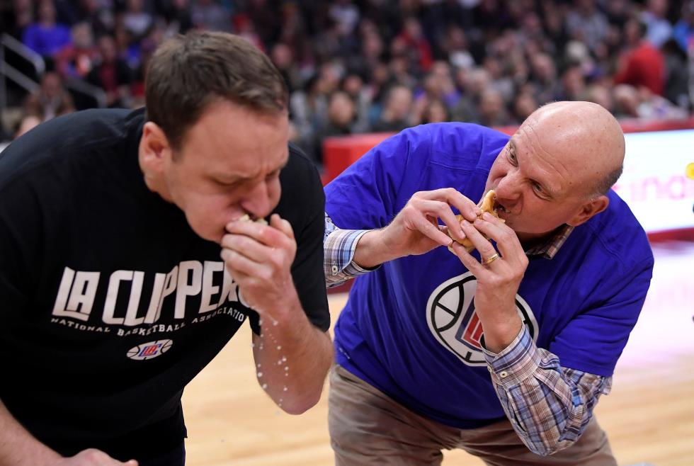 Steve Ballmer,Joey Chestnut