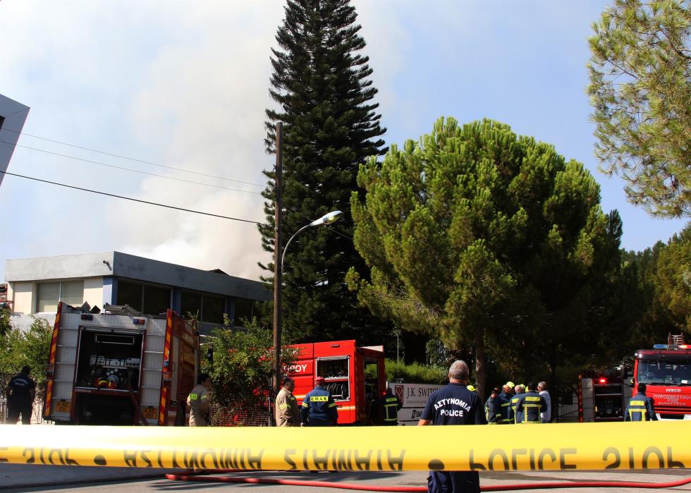 ΠΥΡΚΑΓΙΑ ΣΕ ΕΡΓΟΣΤΑΣΙΟ ΣΤΟΝ ΣΤΡΟΒΟΛΟ