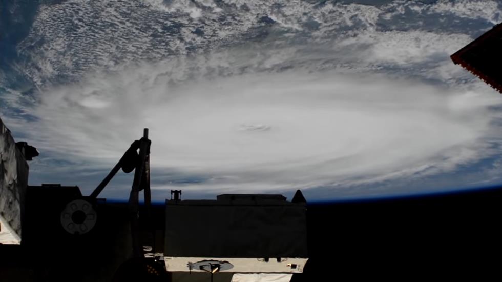 Hurricane Dorian from the ISS