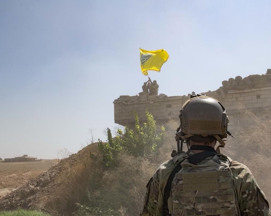 US-led Coalition oversees YPG fortification reductions