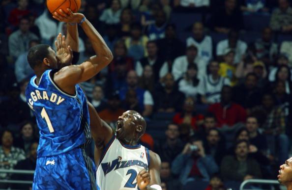 Tracy McGrady shoots